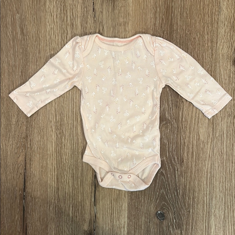 Cloud Island Light Peachy Pink Bodysuit Bodysuit